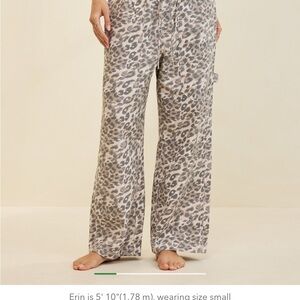Aerie Workwear Pant - Leopard